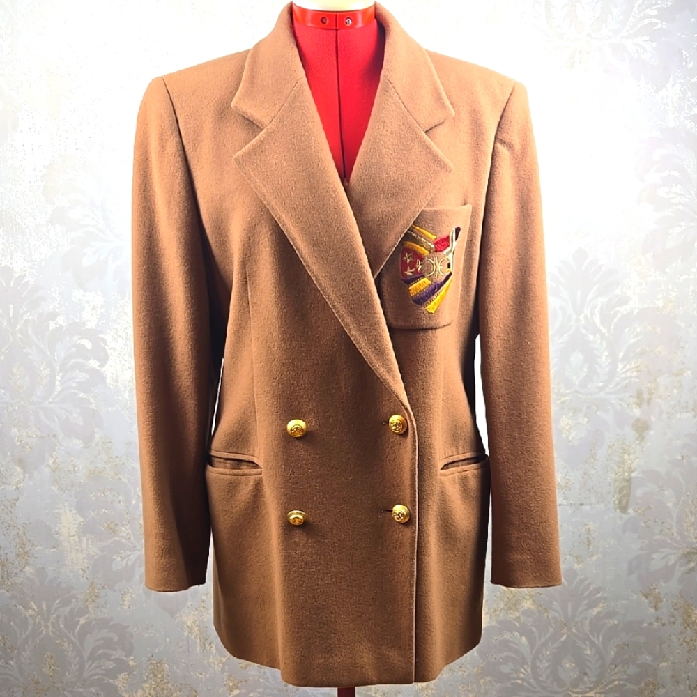 Vintage Iceberg Wool And Cashmere Double Breasted Blazer